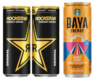 Rockstar and Baya Energy Drinks