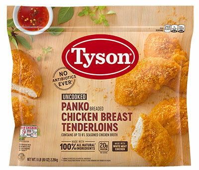 Tyson® Panko Chicken Breast Tenderloins