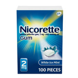 Nicorette White Ice Mint Gum 