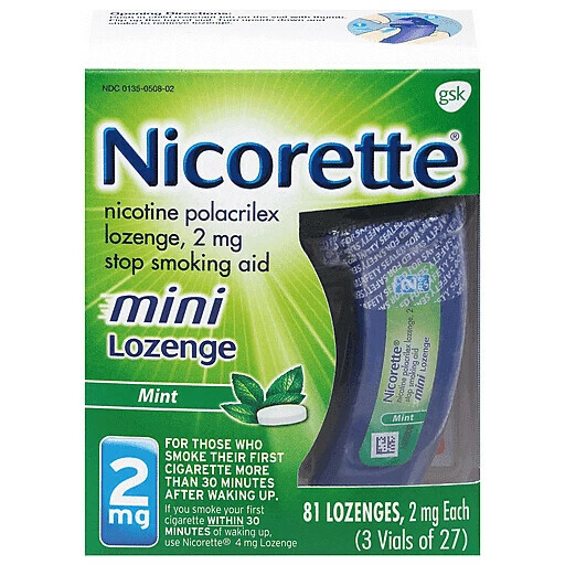 Nicorette Mini Mint Lozenge
