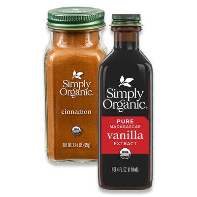 Simply Organic Vanilla Extract & Cinnamon