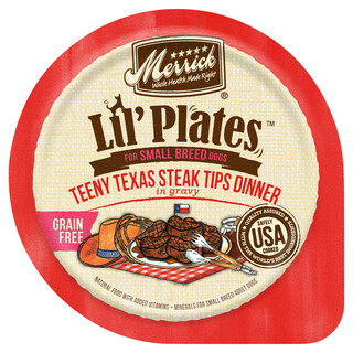 Merrick Lil' Plates Tiny Teeny Texas Steak Tips Wet Dog Food