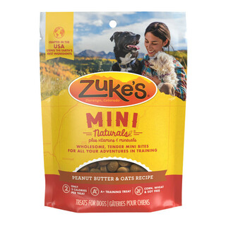 Zuke's Mini Naturals Peanut Butter and Oats Dog Treats
