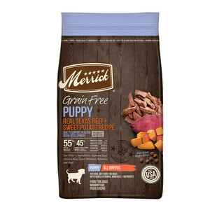 Merrick Grain Free With Real Texas Beef and Sweet Potato Dry Puppy Food