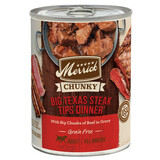 Merrick Chunky Grain Free Big Texas Steak Tips Dinner Wet Dog Food