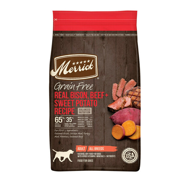 Merrick Grain Free With Beef, Bison and Sweet Potato Dry Dog Food