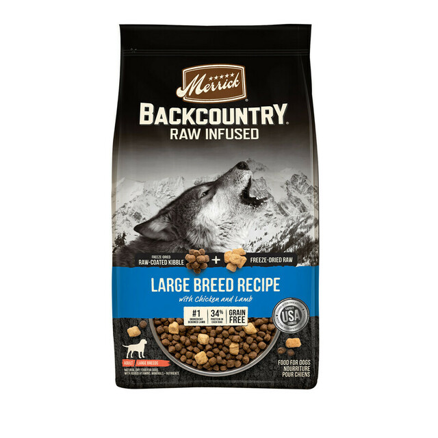 Merrick Backcountry Large Breed Recipe With Freeze Dried Raw Pieces Dry Dog Food