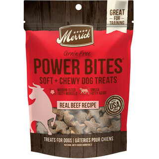 Merrick Grain Free Power Bites With Real Beef Recipe Dog Treats