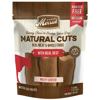Merrick Natural Cuts Large with Real Beef Dog Treats