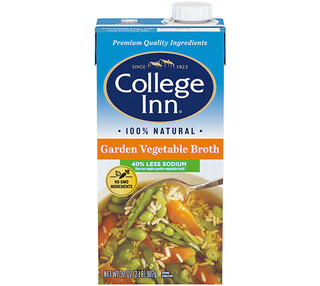 College Inn Garden Vegetable Broth, 40% Less Sodium