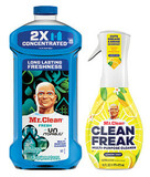 Mr. Clean Clean Freak Starter Kit, Liquid or Ultra Foamy Magic Eraser