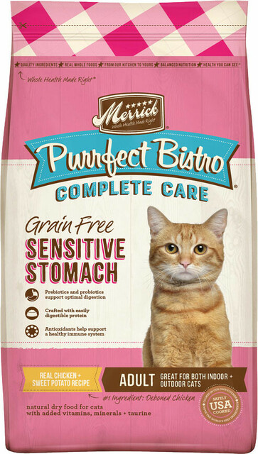 Merrick Purrfect Bistro Grain Free Sensitive Stomach Dry Cat Food