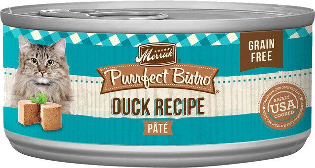 Merrick Purrfect Bistro Grain Free Duck Recipe Wet Cat Food