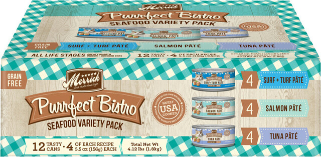 Merrick Purrfect Bistro Seafood Variety Pack