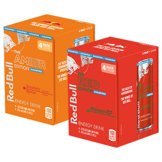 Red Bull Sugar Free Red & Amber Editions