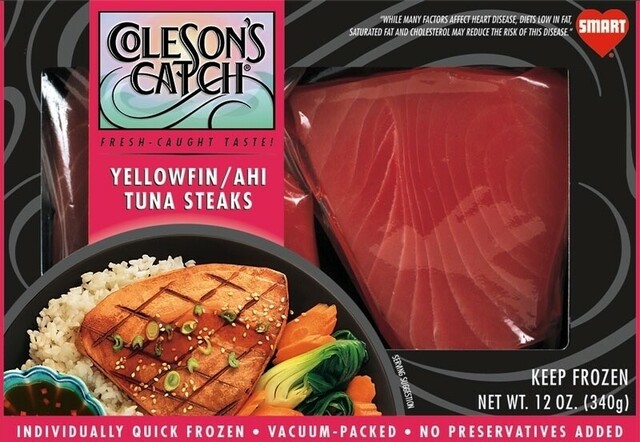 Coleson's Catch Yellowfin/Ahi Tuna Steaks