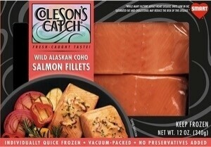 Coleson's Catch Wild Alaskan Coho Salmon Fillets