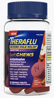 Theraflu® Nighttime Severe Cold Relief Soft Chews - Apple Cinnamon 