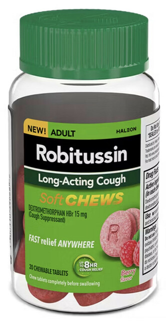 Robitussin® Soft Chew Long Acting Cough