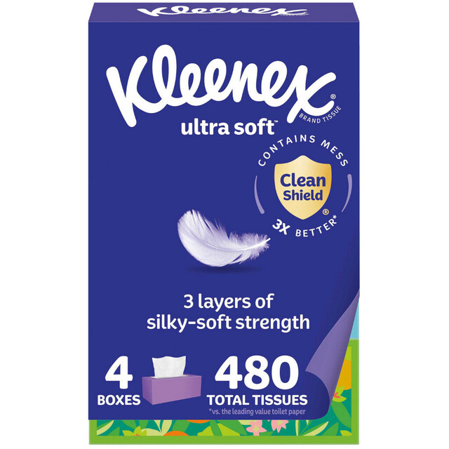 Kleenex Ultra Soft Facial Tissues