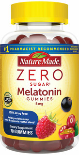 Nature Made Zero Sugar Melatonin Gummies