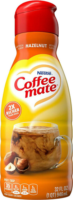 Coffee Mate Hazelnut Creamer