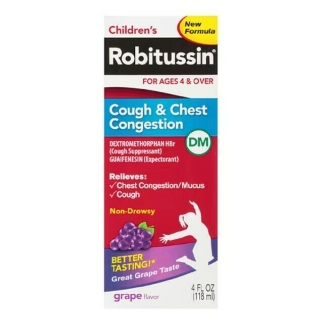 Robitussin Children's Cough & Chest Congestion DM Grape