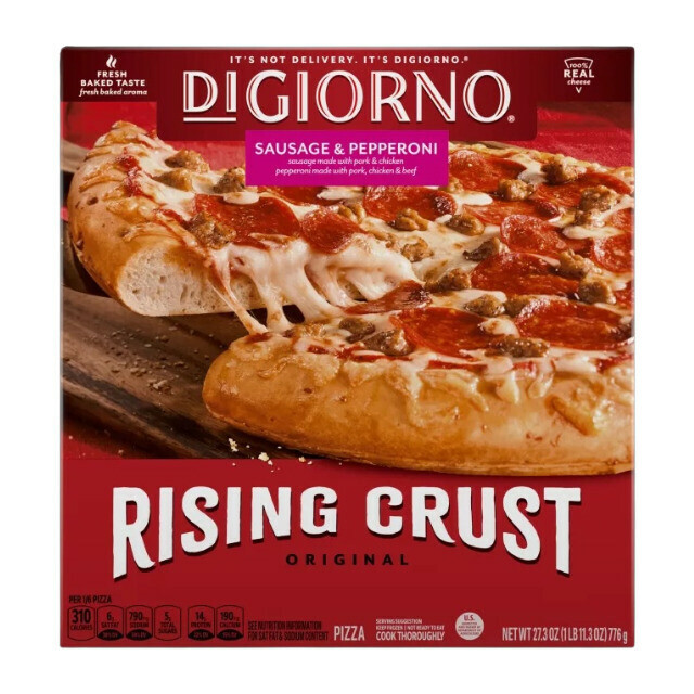 DiGiorno Sausage & Pepperoni Rising Crust Pizza