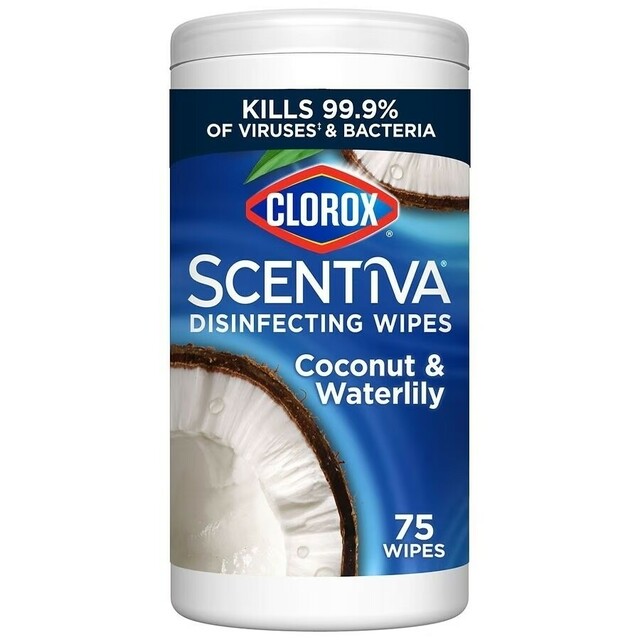 Scentiva Pacific Breeze & Coconut Bleach Free Disinfecting Wipes