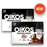 Chocolate & Vanilla Oikos Protein Shake
