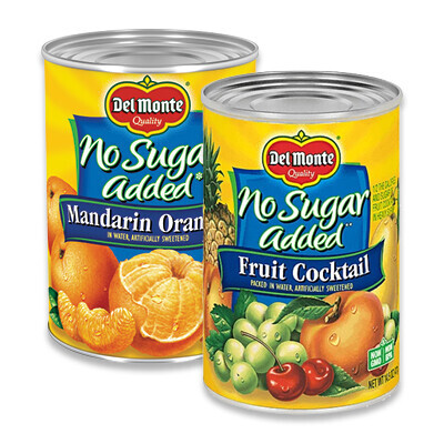 Del Monte No Sugar Added Mandarin Oranges & Fruit Cocktail
