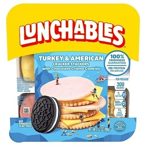 Lunchables Turkey & American Cheese