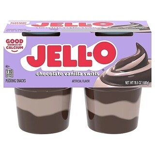 Jell-O Original Chocolate Vanilla Swirls Pudding Snack