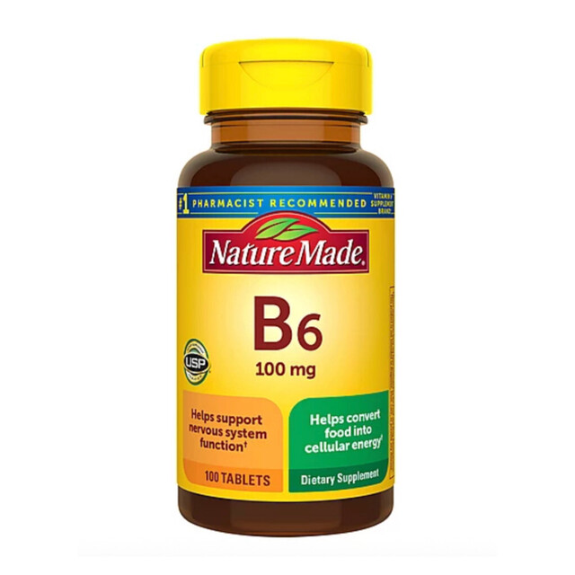 Nature Made B6 100 mg Tablets