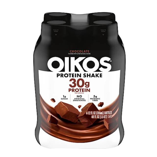 OIKOS Chocolate Protein Shake 4 Pk