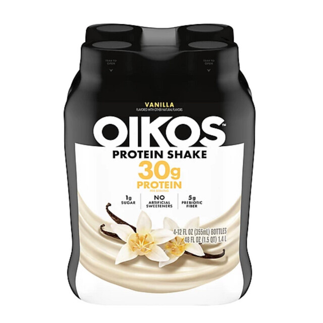 OIKOS Vanilla Protein Shake 4 Pk