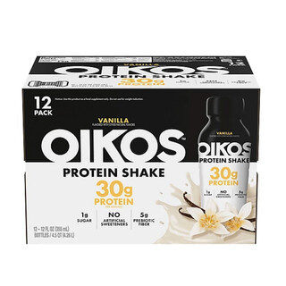OIKOS Vanilla Protein Shake 12 Pk