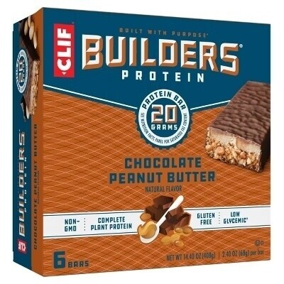 CLIF Bar Builders Protein Bars - Chocolate Peanut Butter