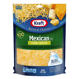 Kraft Natural Shredded - Mexican Style Four Cheese 