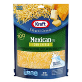 Kraft Natural Shredded - Mexican Style Four Cheese 