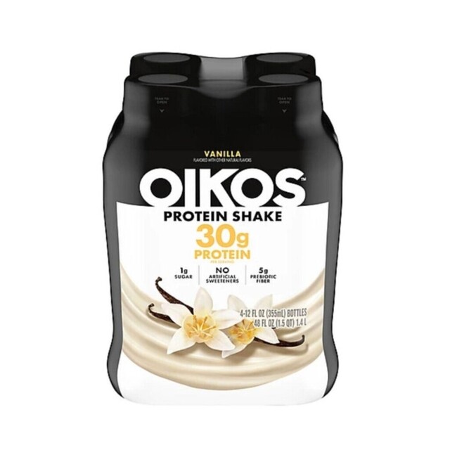 OIKOS Vanilla Protein Shake 4 Pk