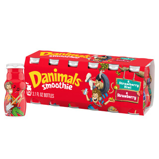 Danimals Strawberry & Strawberry Kiwi Kids' Smoothies