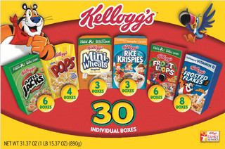 Kellogg's Cereal  JUMBO VALUE PACK - 30 BOXES