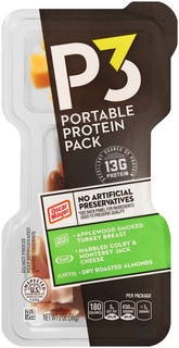 OSCAR MAYER P3 Turkey Breast, Colby & Monterey Jack & Almonds Portable Protein Pack