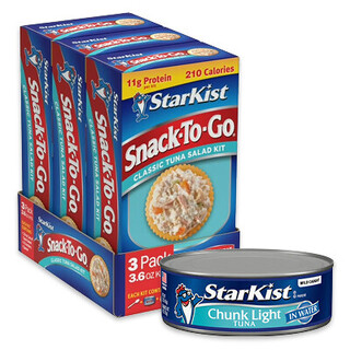 StarKist® Chunk Light Tuna Can in Water & Snack to Go 3 pack