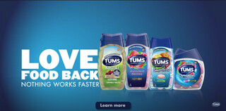 It’s time to LOVE FOOD BACK with TUMS ®