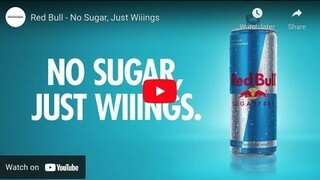 Red Bull - No Sugar, Just Wiiings