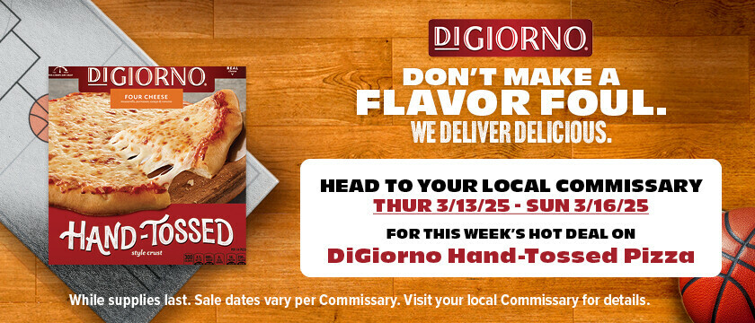 Save on DiGiorno Hand-Tossed Pizza