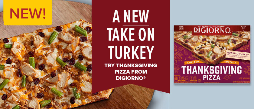DiGiorno Thanksgiving Pizza at your Commissary!