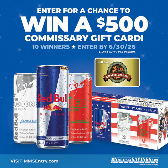 Enter for a Chance to Win a $500 Commissary Gift Card